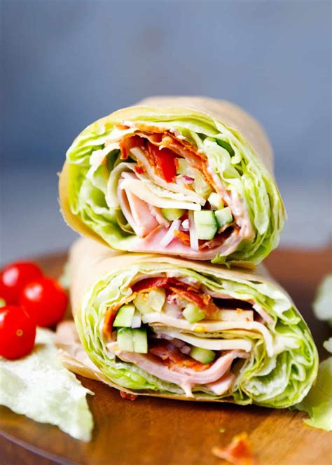 How to make a lettuce wrap sandwich (low carb, healthy) - Cooking LSL