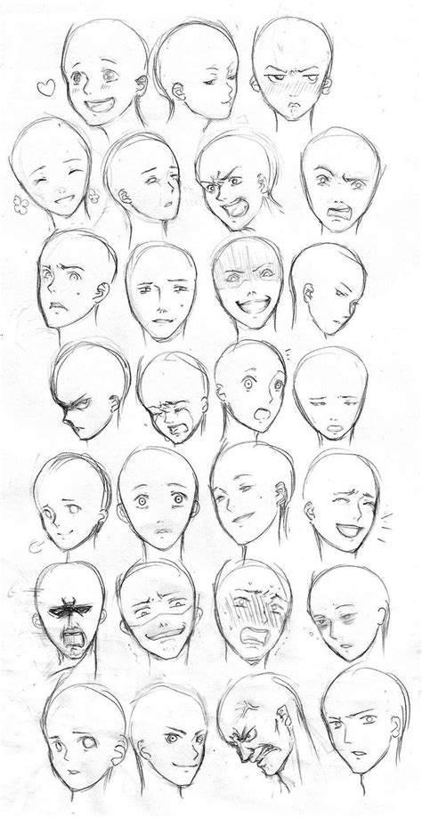 Design to draw - Draw Pattern - Facial Expressions I by ~YuuyuMori on ...