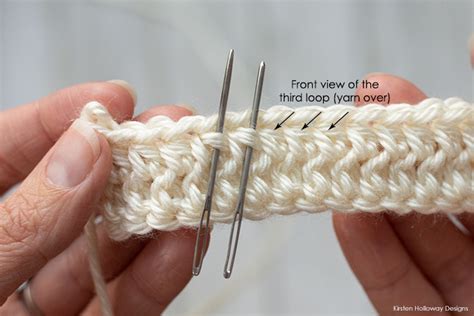 How to Crochet in the 3rd Loop of a Half-Double Crochet Stitch | Free ...