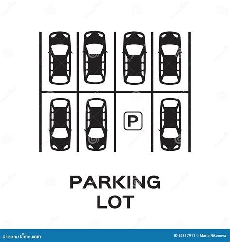 Parking Lot Clipart Black And White Apple