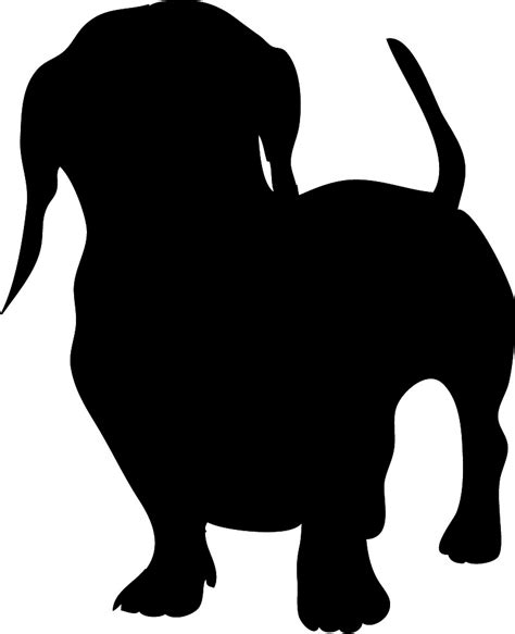 Free Weenie Dog Silhouette, Download Free Weenie Dog Silhouette png ...