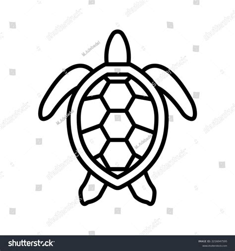 Turtle Vector Outline Images: Browse 12,695 Stock Photos & Vectors Free ...