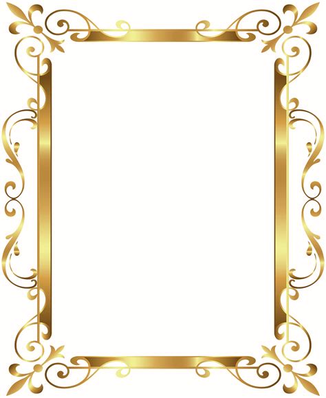 Gold Frame, Picture Frame - Photo Frame Transparent Image and Clipart ...