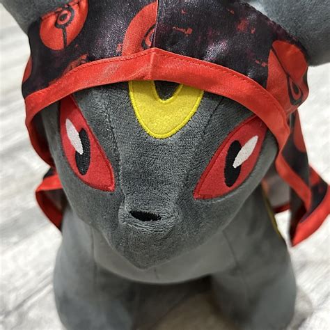 Mavin | Build A Bear Umbreon Eevee Evolution Pokemon Black Red Plush ...