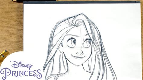 How to Draw Rapunzel from Tangled | Disney Princess - YouTube