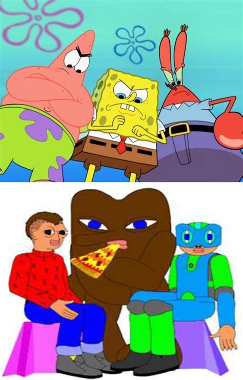 SB, Patrick and Mr. Krabs vs The Problem Solverz by bnyn1247arts on ...