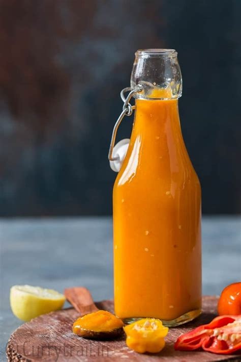 Mango Habanero Hot Sauce Recipe (with Video) -CurryTrail