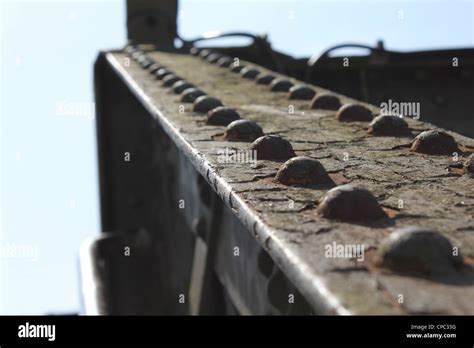 Iron girder from railway bridge Stock Photo - Alamy