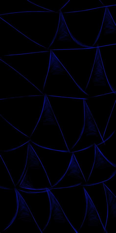 Blue abstract, black, drawing, geometric, geometrical, HD phone ...