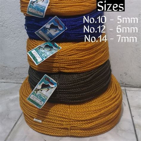 200-meters Polyethylene Rope | No.10 | No.12 | No.14- Tali Lubid Pisi ...