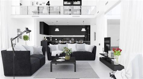 30 Black & White Living Rooms That Work Their Monochrome Magic