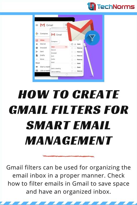 How To Create Gmail Filters For Smart Email Management | Gmail, Filters ...