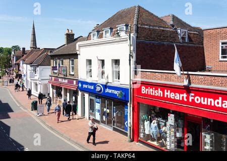 Egham High Street, Egham, Surrey, England, United Kingdom Stock Photo ...