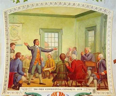 What was The First Continental Congress? 1774 1st Congress Meeting