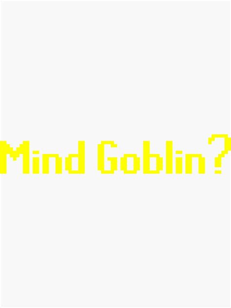 "Mind Goblin meme" Sticker by mastorjack | Redbubble