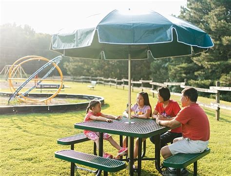 Picnic Table Umbrella Patio Style - Commercial Playground Equipment ...