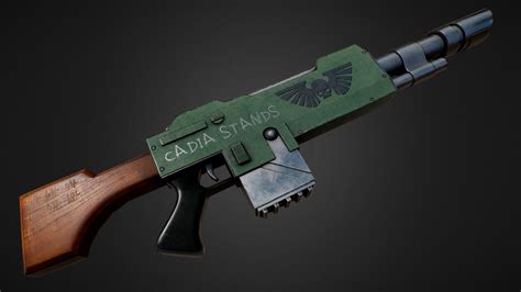 Lasgun Warhammer 40K - 3D model by Cristian Vasilasi (@cristian ...