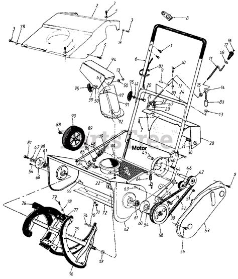 MTD 311-174-000 - MTD Snow Thrower (1991) Parts Parts Lookup with ...