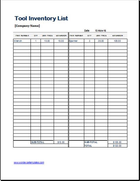 Equipment Checkout Template Excel ~ Excel Templates