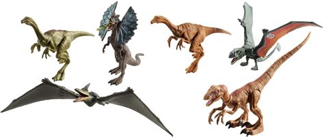 Buy Mattel JURASSIC WORLD LEGACY COLLECTION 6-PACK Dinosaurs Online at ...