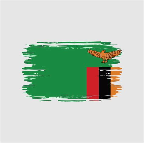 Zambia Flag Brush. National Flag 6553570 Vector Art at Vecteezy