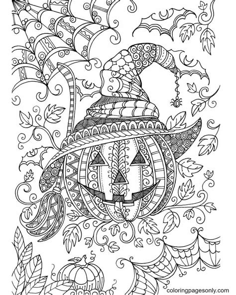 Pumpkin Halloween Mandala Printable Coloring Page - Free Printable ...