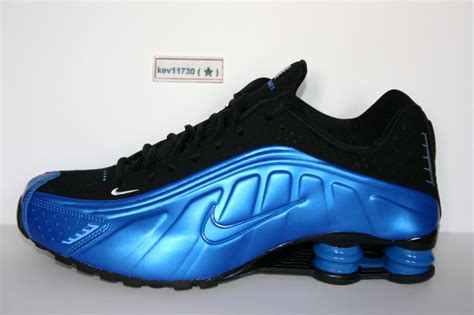 AUTHENTIC Nike Shox R4 Blue Spark Black nz White men sz