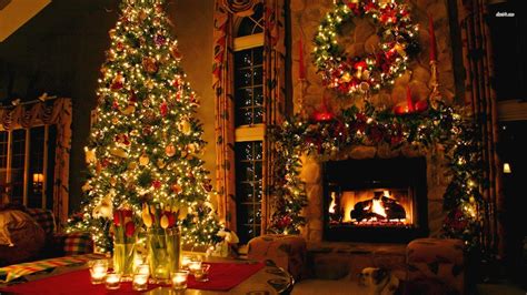 Christmas Fireplace Backgrounds - Wallpaper Cave