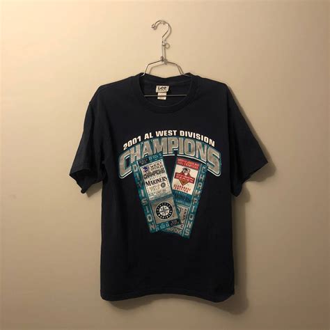 Vintage Vintage 2001 Seattle Mariners Champions T-Shirt