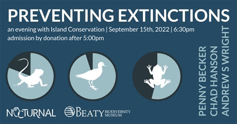 Nocturnal: Preventing Extinctions – An evening with Island Conservation ...