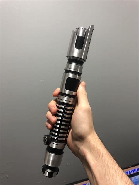 My first lightsaber hilt. From saberforge parts, but it’s totally empty ...