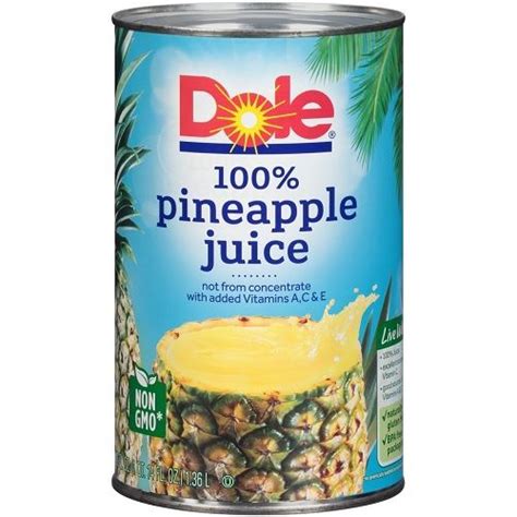 Dole Pineapple Juice 46oz Can - Luekens Wine & Spirits