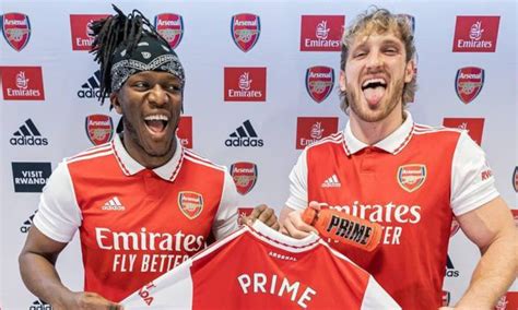 Arsenal name KSI and Logan Paul's Prime as official hydration partner ...