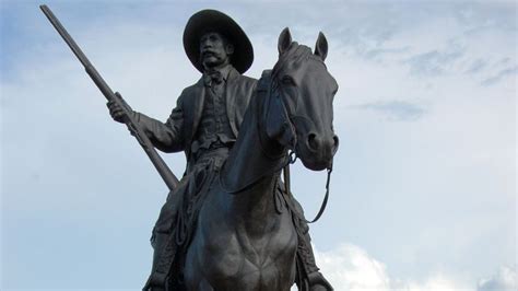 A statue of U.S. Deputy Marshal Bass Reeves in Fort Smith, Arkansas ...