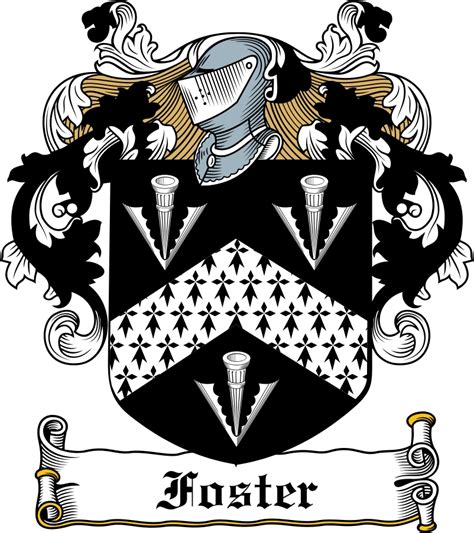 Foster Family Crest / Irish Coat of Arms Image Download - Tradebit