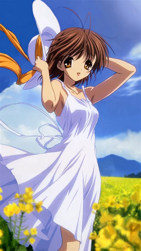 nagisa furukawa clannad anime mobile wallpaper 1080x1920 9839 ...