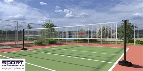 How To Construct A Volleyball Court - SportSurfaces.com