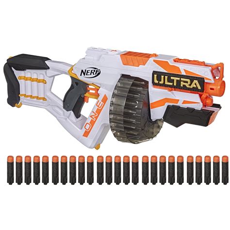 Nerf Ultra One Motorized Blaster, 25-Dart Drum, 25 Nerf Ultra Darts ...