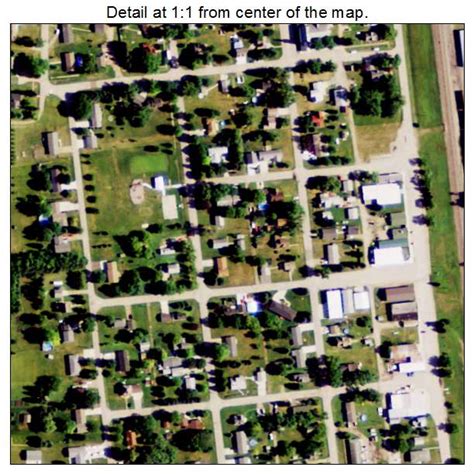 Aerial Photography Map of Buxton, ND North Dakota