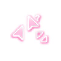 Pink Neon Glass Cursors