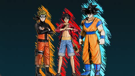 Goku Luffy Naruto Wallpaper