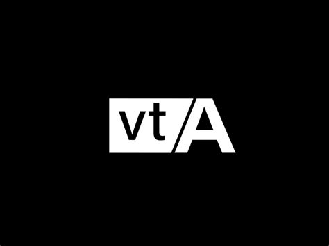 TVA Logo and Graphics design vector art, Icons isolated on black ...