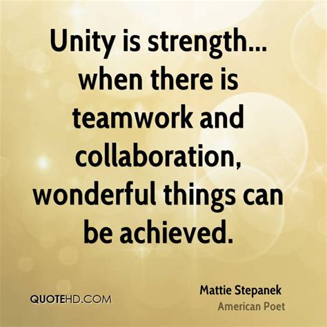 Quotes About Team Unity. QuotesGram