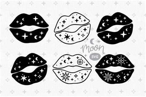 Paper, Party & Kids Papercraft Lips SVG Lips Outline SVG Lips ...