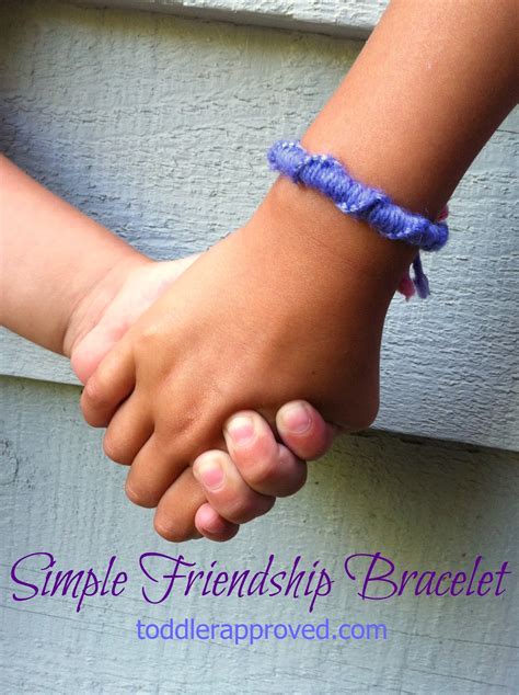 Toddler Approved!: Simple Friendship Bracelet #readforgood