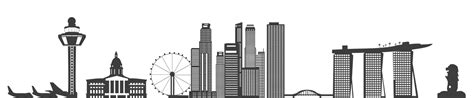 singapore skyline silhouette clipart 10 free Cliparts | Download images ...