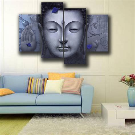 Buddha Large Wall Art Buddha Painting Canvas Wall Art | Etsy