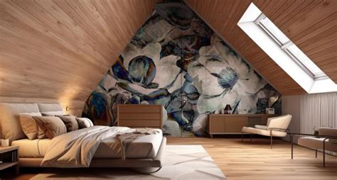 Magnolia art wallpaper mural 100% PVC-free and non-toxic