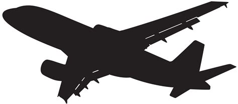 Airplane Flight Ted Striker Film Author - Plane Silhouette PNG Clip Art ...