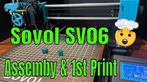 Sovol SV06 assembly & 1st print steps in under 15 minutes! 💯🤯 - YouTube